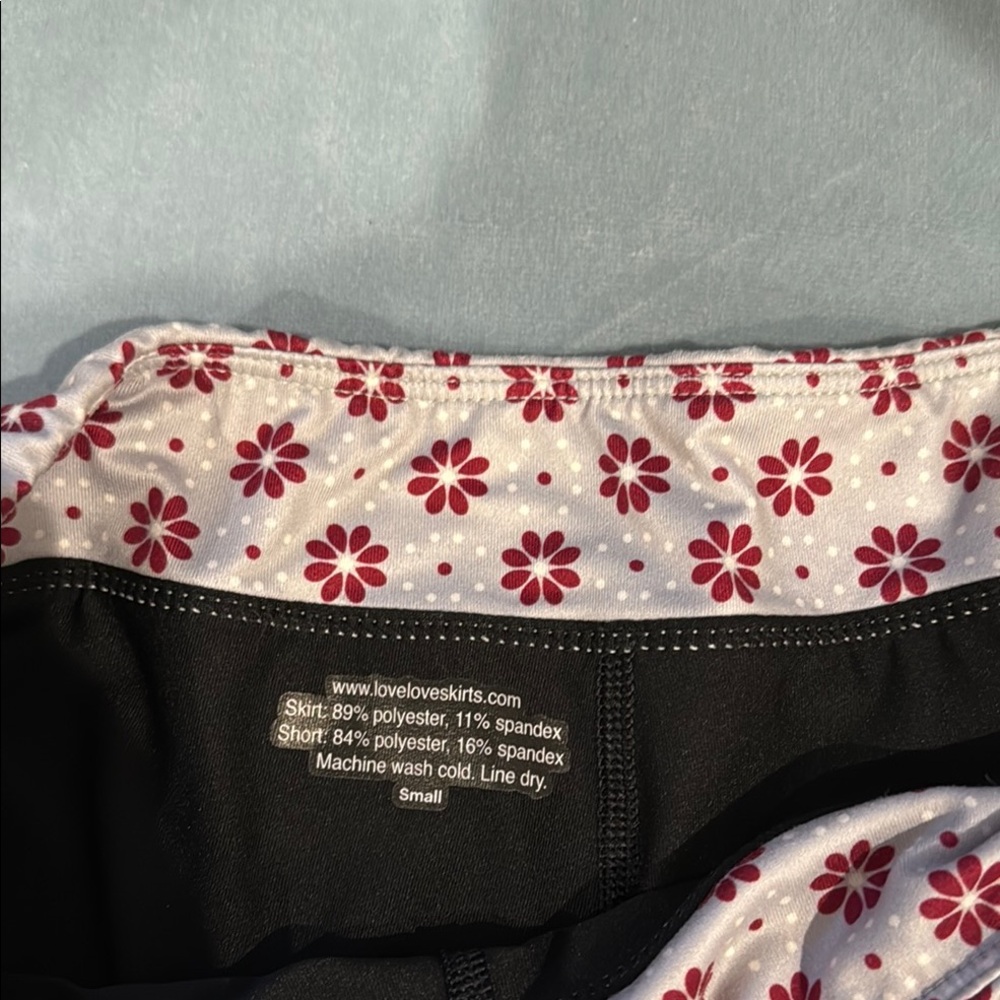 Floral Skirt with Shorts